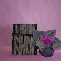 久留米織り二つ折りカード入れ13 1枚目の画像