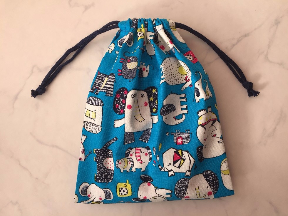 125.巾着袋　ステーショナリー　ハンドメイド　文房具　巾着袋 125.巾着袋 ステーショナリー ハンドメイド 文房具 巾着袋
