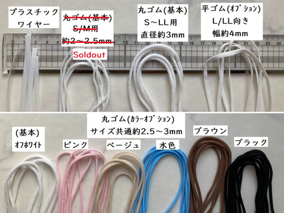 送料込★さくらんぼ柄のレース地とWガーゼの立体マスク大人L/LL、ワイヤー＆ポケット、内布選択 7枚目の画像