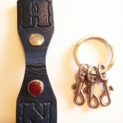 AKOAKO　イニシャル キーリング【R】２点 AKOAKO イニシャル キーリング【R】2点 AKOAKO様専用 イニシャル