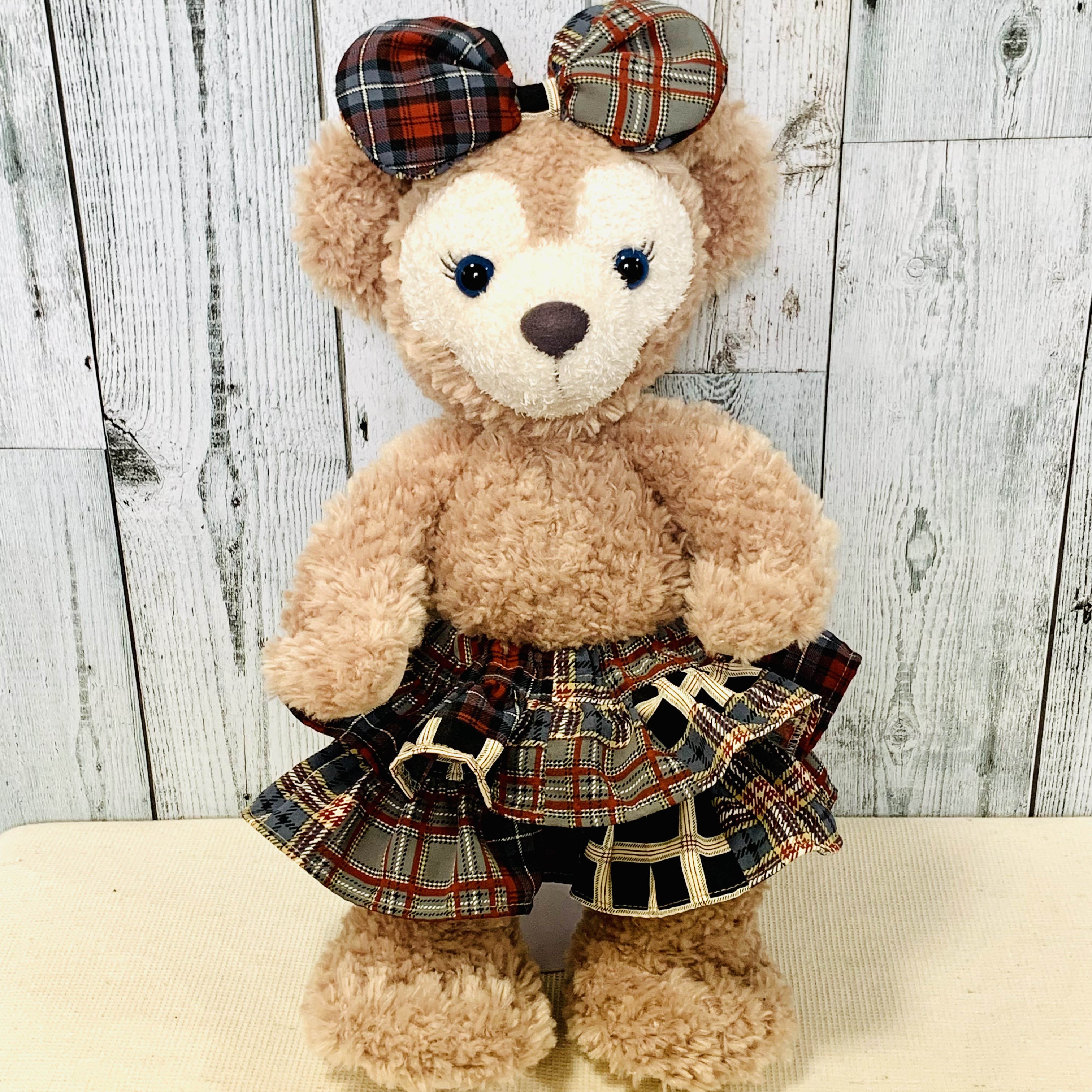 Sサイズダッフィー&シェリーメイ用 フリルスカート&リボン ランダム