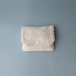 tissue pouch #organic cotton Garabou〈オーガニックコットン手織りティッシュポーチ〉 3枚目の画像