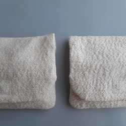 tissue pouch #organic cotton Garabou〈オーガニックコットン手織りティッシュポーチ〉 6枚目の画像