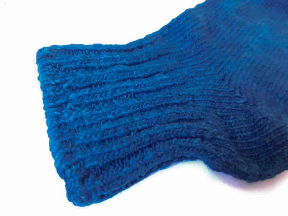 Garabou socks 〈短〉#藍 5枚目の画像