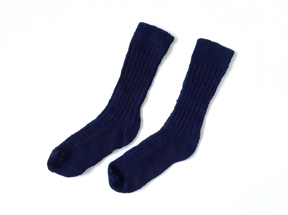 Garabou socks #濃紺 sizeM 1枚目の画像