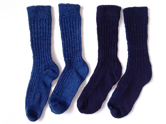 Garabou socks #濃紺 sizeM 2枚目の画像