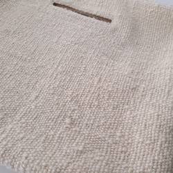 square bag〈オーガニックコットンの手織りバッグ〉 5枚目の画像