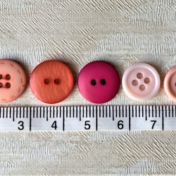 ピンク色系ボタン★1.0～2.5cm　25個セット　ピンク 4枚目の画像