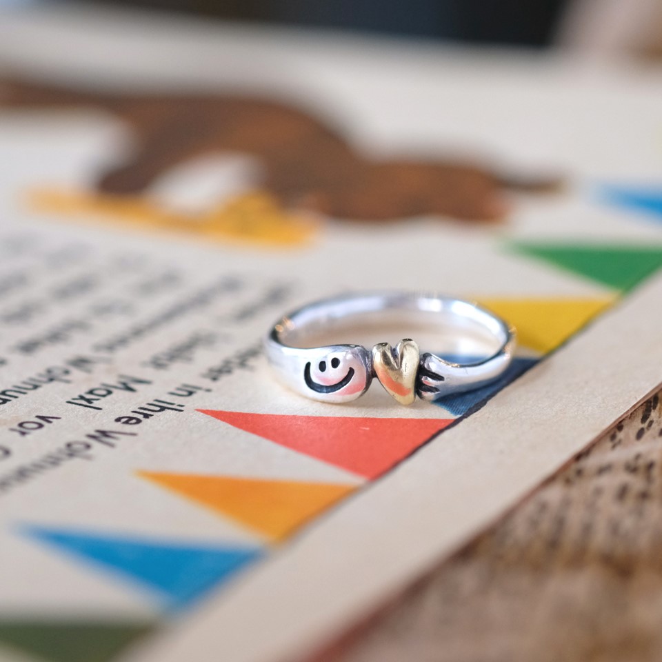 持ってきたよ！OBAKEリング「ハート」