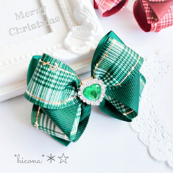 雪の結晶 チェックリボン ベビーヘアクリップ ヘアピン ヘアゴム ヘアアクセサリ 雪の結晶 チェックリボン ベビーヘアクリップ ヘアピン ヘアゴム ヘア