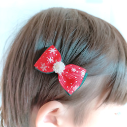 【2つ選べる】クリスマス ヘアゴムorクリップ＊ベビー＆キッズ 7枚目の画像