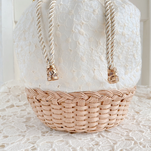 Taycanさん専用♥BEAMS LIGHTS フリル付きかごバッグ Taycanさん専用♥BEAMS LIGHTS フリル付きかごバッグ Taycanさん専用