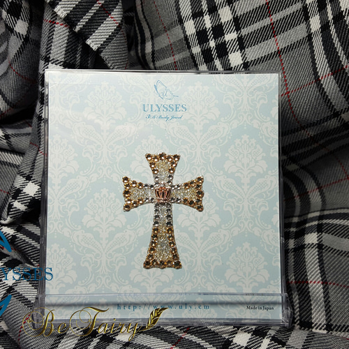 シモンズグランドセール 受注生産】3Dボディジュエリー/Cross/クロス/Gold その他 メイク道具・化粧小物
