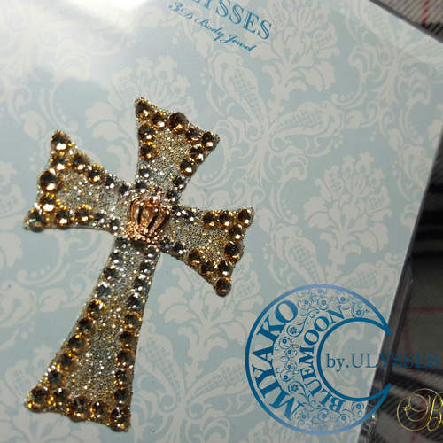受注生産】3Dボディジュエリー/Cross/クロス/Gold その他