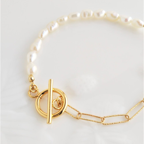 モチーフが可愛い♡【CHANEL】ブレスレット パール CHANEL シャネル ブレスレット A86499 Y09902 レディース パール