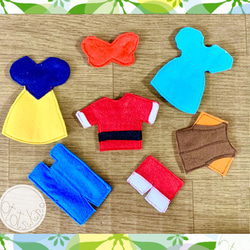 《送料込み》洗濯ばさみあそび　『洗濯あそび』洗濯バサミ　フェルト素材　知育玩具 3枚目の画像