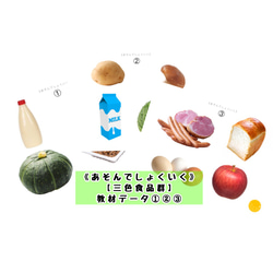 食育教材　三色食品群　教材データ11 枚　食育活動　《あそんでしょくいく》 2枚目の画像