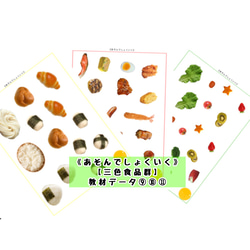 食育教材　三色食品群　教材データ11 枚　食育活動　《あそんでしょくいく》 5枚目の画像