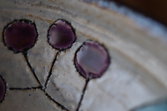 サラダボウル　紫の実 5枚目の画像