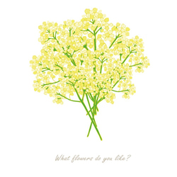 ミモザの花束✴︎ インテリアポスター 2枚目の画像