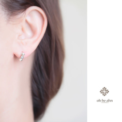 CARA  シルバーイヤリング　ball's pierce