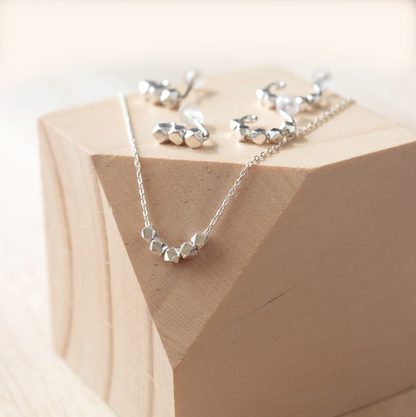 SV925 + カレンシルバー イヤリング　type1 / Karen Silver Beads Earrings        Ω 人気・おすすめ｜安定人気・収納便利におすすめ 丁寧対応 配送追跡可 人気ランキング上位