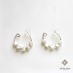 SV カレンシルバーカットビーズイヤリング  - type2「Karen Silver Beads Earrings」 3枚目の画像