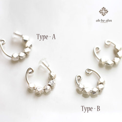SV カレンシルバーカットビーズイヤリング  - type2「Karen Silver Beads Earrings」 4枚目の画像