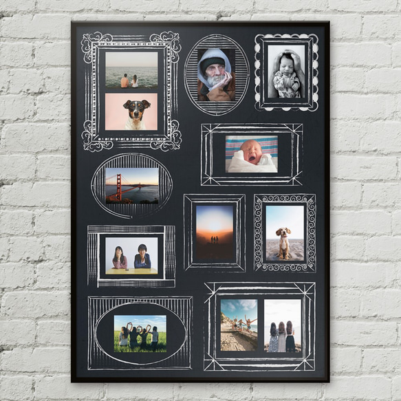 ③ 写真が飾れるポスター「シャシンカベのポスター」A1サイズ 1枚目の画像