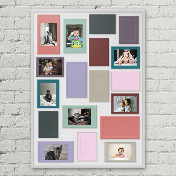 ⑦ 写真が飾れるポスター「シャシンカベのポスター」A1サイズ 1枚目の画像