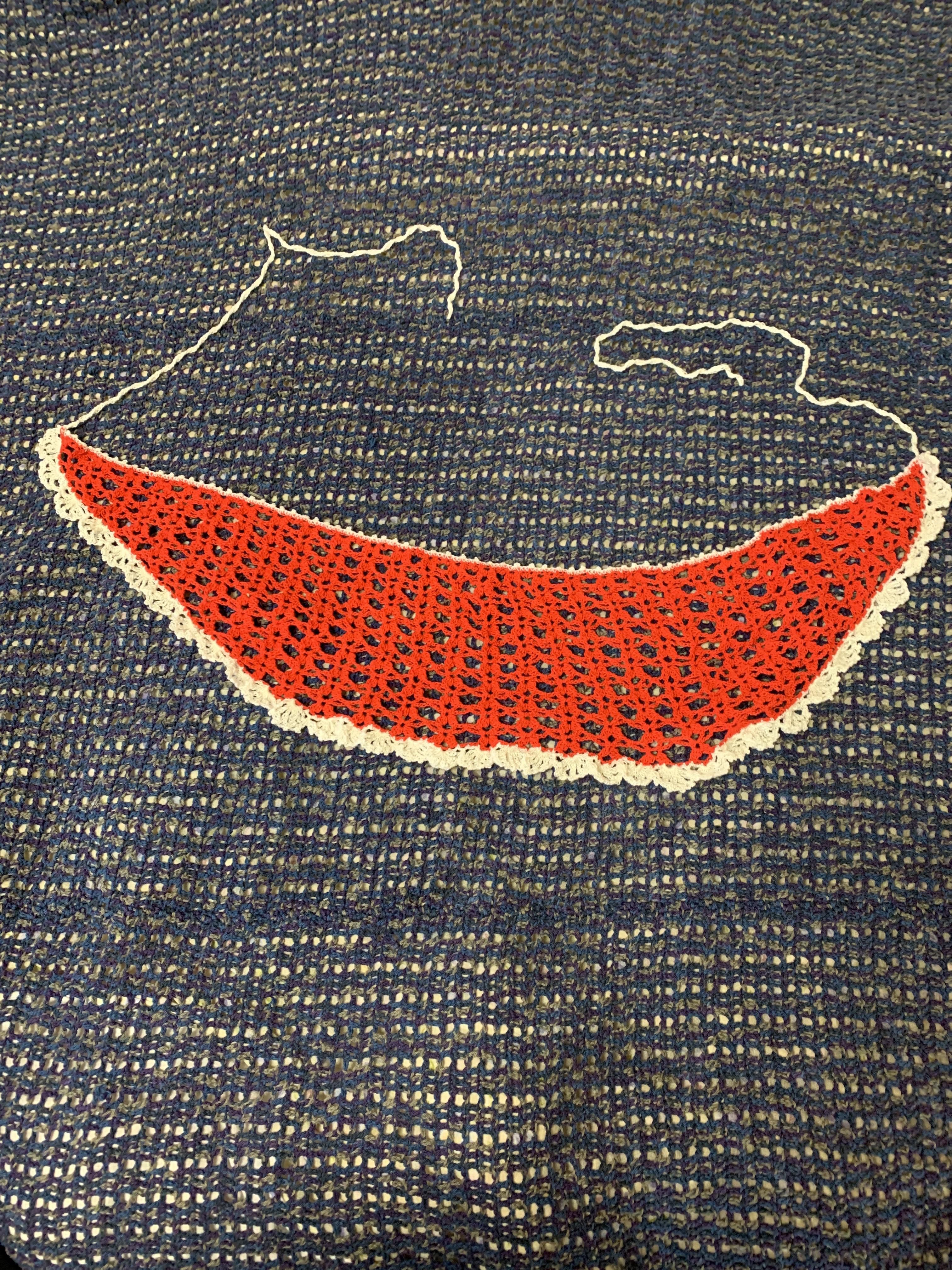 手編みのミニショール