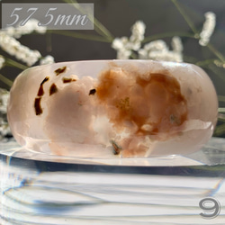 天然石 桜瑪瑙 サクラメノウ チェリーブロッサムアゲート ブレスレット