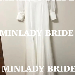 【新品】マーメイド オープンバック 長袖 ウェディングドレス #ma156 9枚目の画像