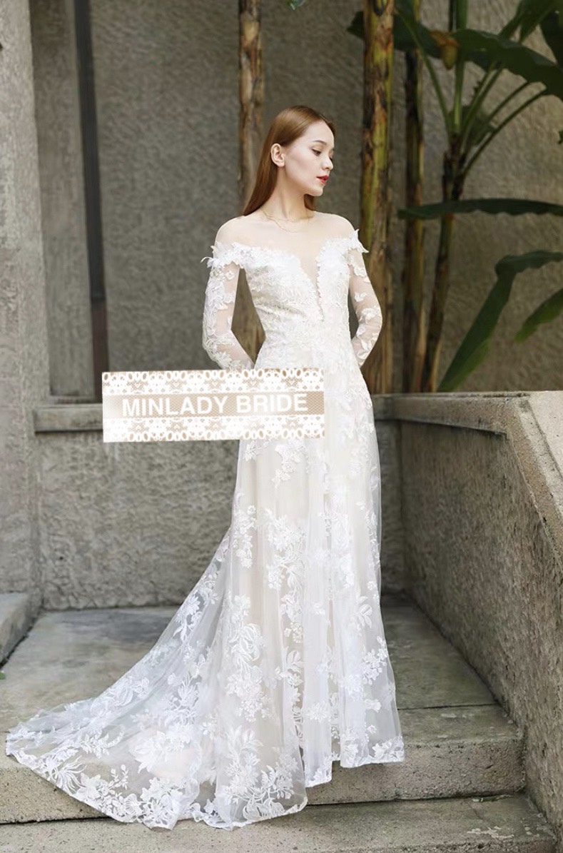 mim様専用ヴィンテージ ウェディングドレス アンティークワンピース