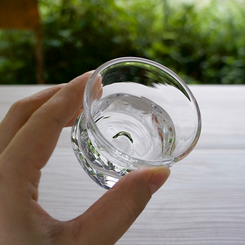 クリアガラスのお猪口 おちょこ・ぐい呑み・徳利 白石ガラス工房 通販