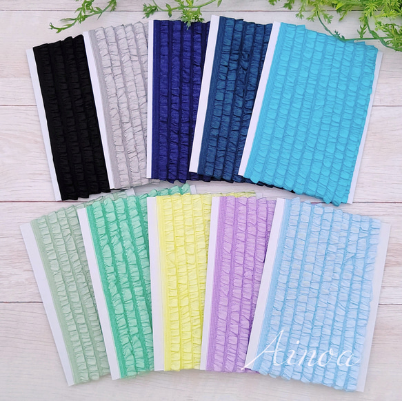 商談中 フリルレース ストレッチフリル ゴムレース ハンドメイド 2m 商談中 フリルレース ストレッチフリル ゴムレース ハンドメイド 2m