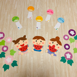 夏の壁面飾り その他素材 しましま 通販 9763221｜Creema(クリーマ)