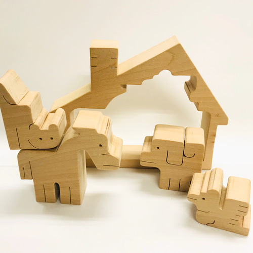 組木 ブレーメン おもちゃ・人形 あしたば作業所 通販 10369242
