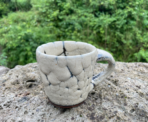 民藝のうつわ】龍門司焼 白蛇蝎釉マグカップ マグカップ 龍門司焼企業