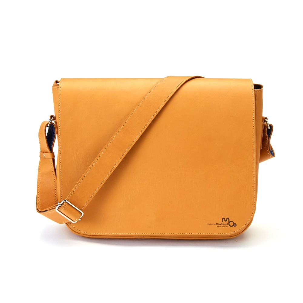 ハンドメイド メッセンジャーバック レザースタジオKAZU B5 斜め掛け
