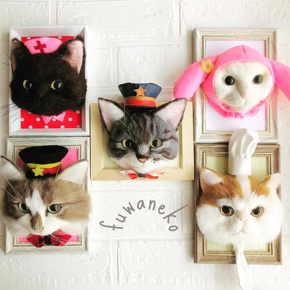 『KALDIねこの日バッグに入っちゃった猫』　リアル羊毛フェルト　猫　等身大 KALDIねこの日バッグに入っちゃった猫』リアル羊毛フェルト猫等身大