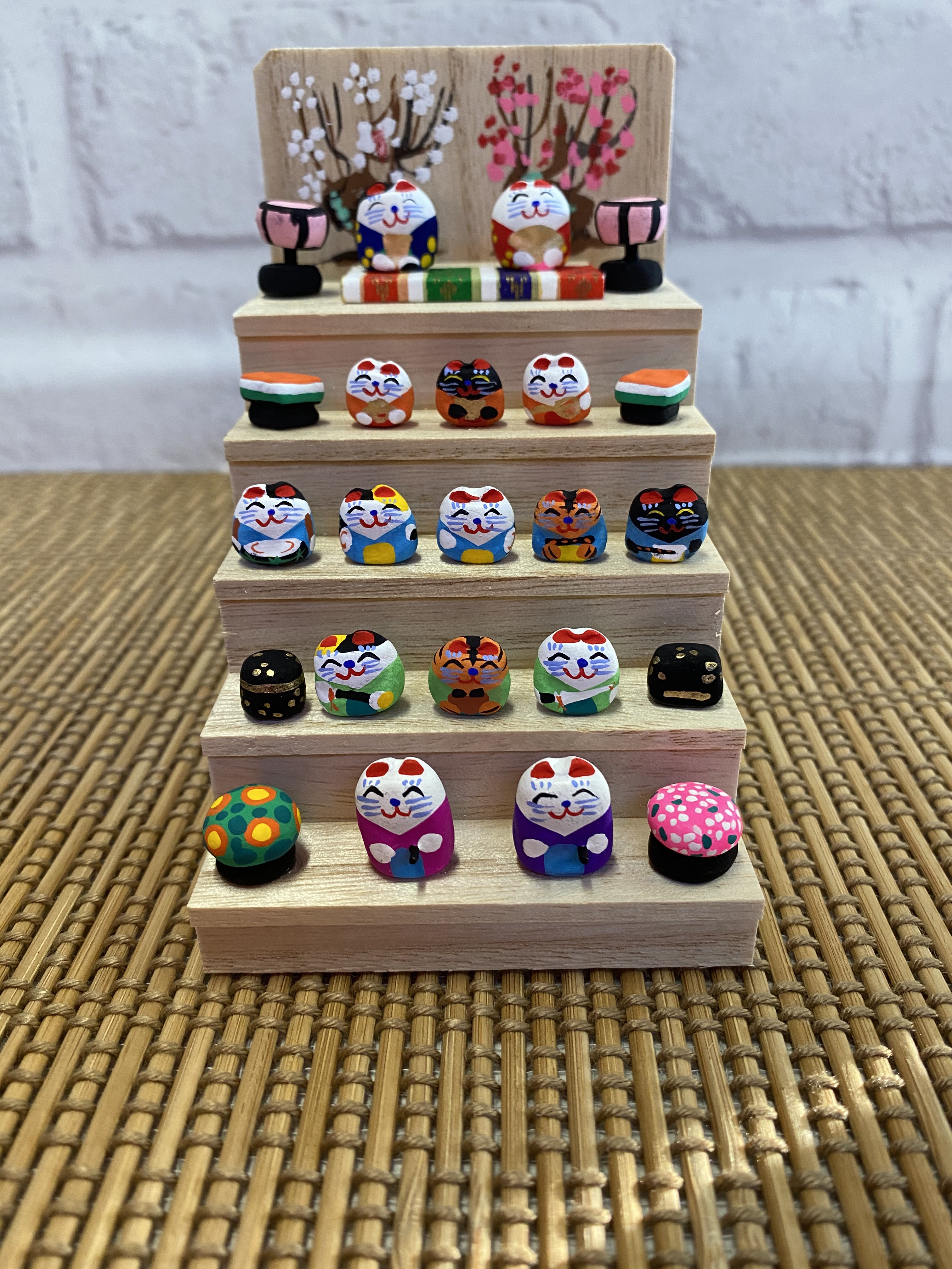 ミニミニ雛壇「猫バージョン」