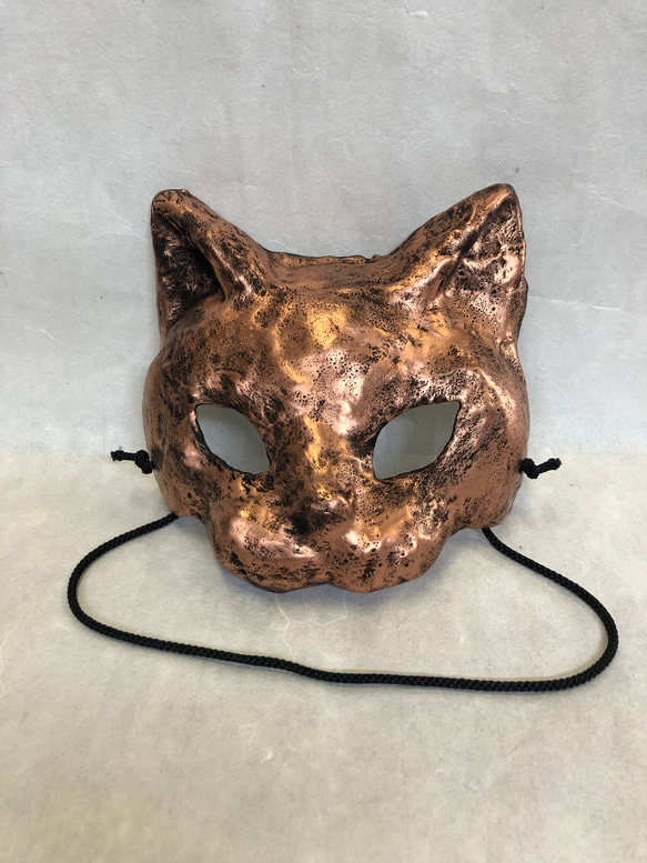 猫マスク　銅バージョン 1枚目の画像