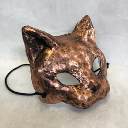 猫マスク　銅バージョン 3枚目の画像