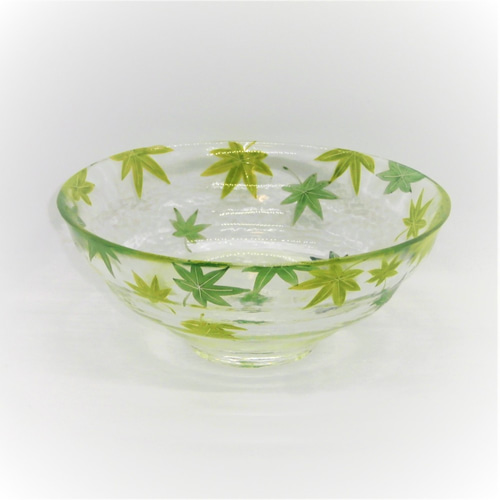 京焼 定靖 青楓絵 抹茶碗