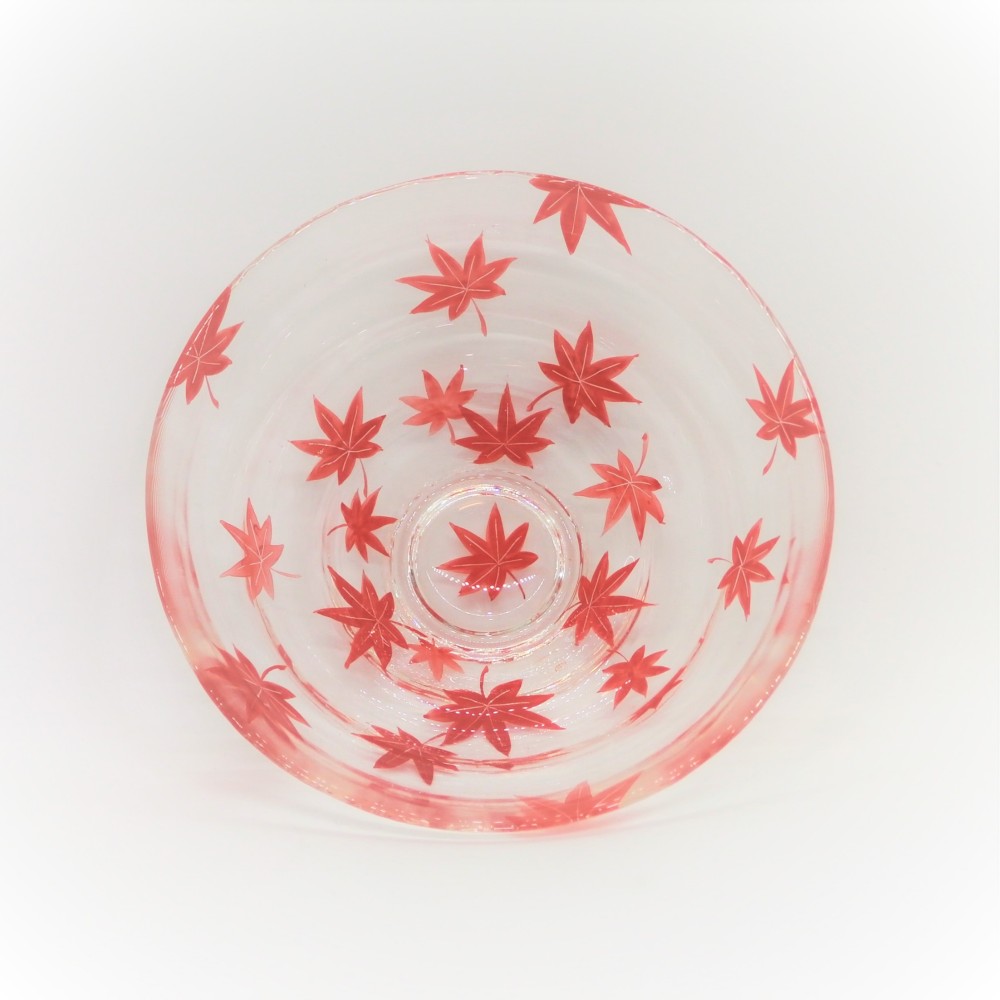 京焼 ※小皿ではありません。 絵付け皿 「陶あん」 白×紅葉 清水焼 送料込み‼︎