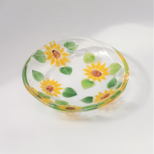 七宝焼　ひまわり　向日葵　皿　小皿　4枚組　新品　未使用　箱付き 新品 4枚セット 向日葵 小皿 ひまわり 皿 豆皿 プレート - メルカリ