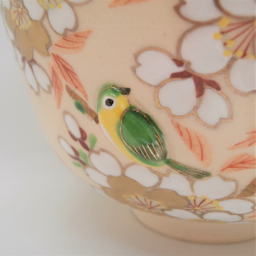 京焼・清水焼 桜さくら紋様抹茶碗 抹茶碗 セット