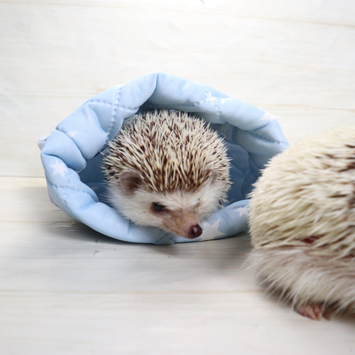 ひんやり夏用ハリネズミ寝袋（接触冷感） おもちゃ・ペット小物