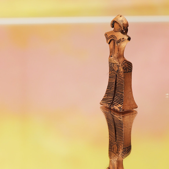 国宝土偶　「縄文の女神」ペンダントミニオブジェ　(659-338) 6枚目の画像